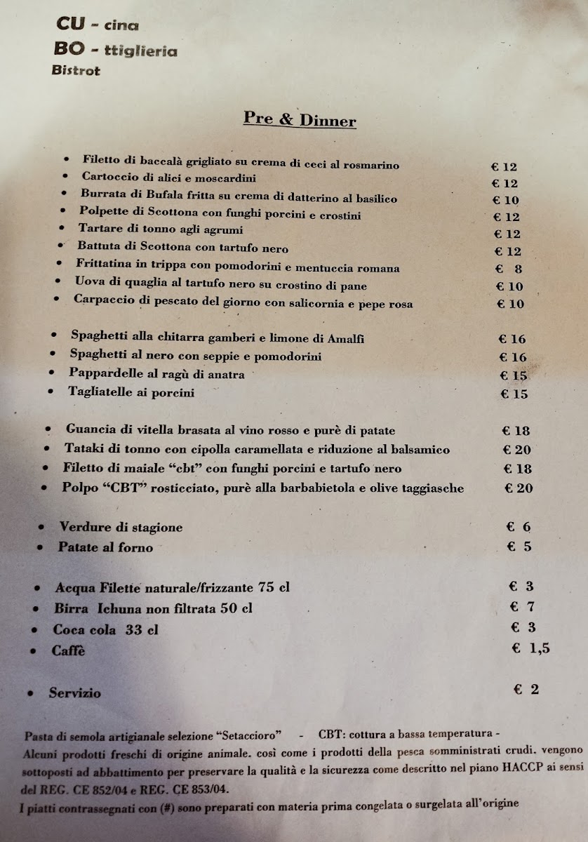 Menu Cubo Bistrot Cucina Bottiglieria-1